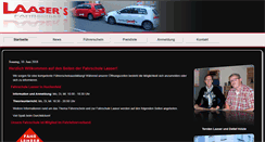 Desktop Screenshot of fahrschule-laaser.de